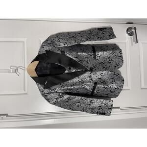 Boys Suits for Kids Size 7 Sliver Embossed 5 Pieces K69